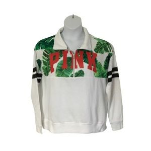 Victoria's Secret PINK Palm Tropical Sweatshirt